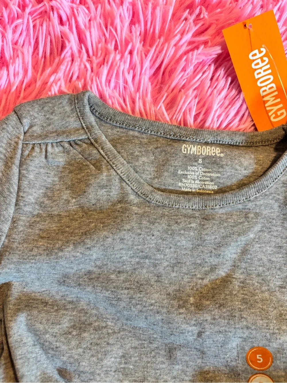 Gymboree Girls' Gray Long-Sleeve Tee